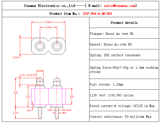 2pin connector