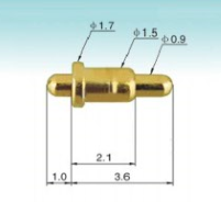 Double head spring loaded pin