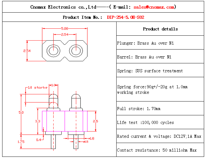 2pin connector