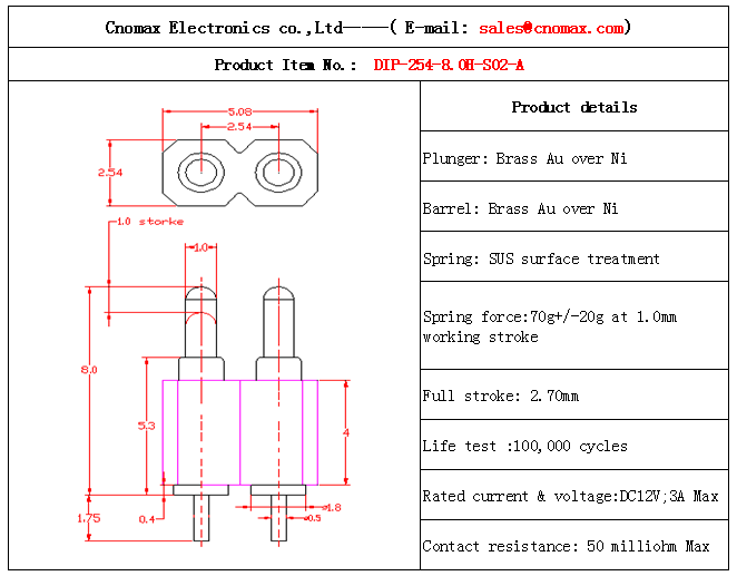 2pin connector