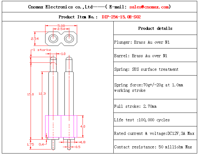 2pin connector