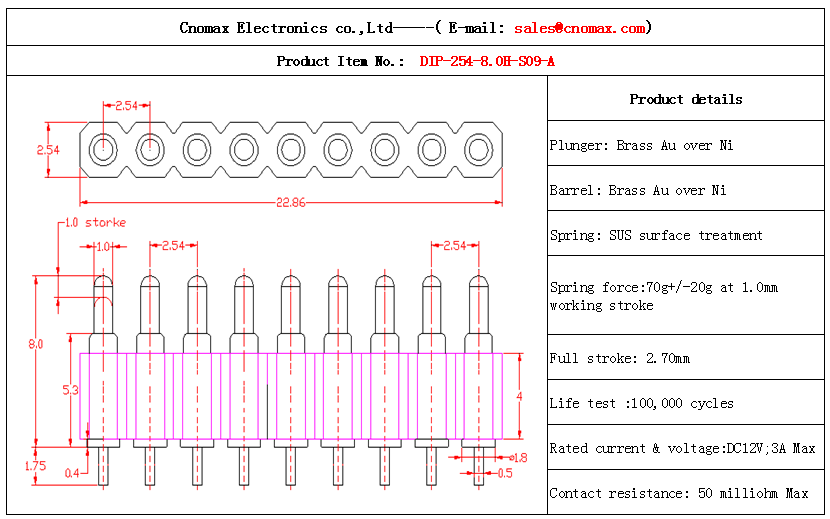 9pin connector