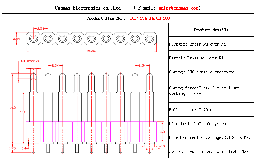 9pin connector