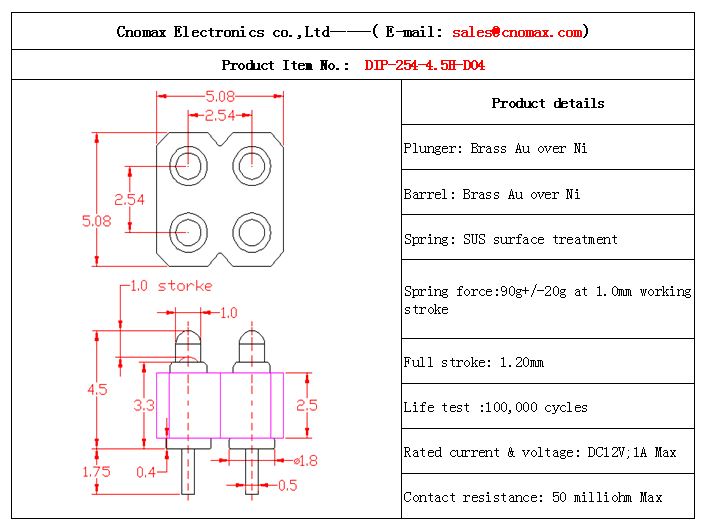 4pin connector