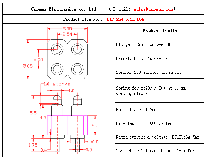 4pin connector