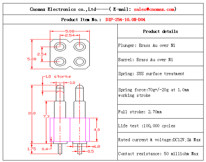 4pin connector