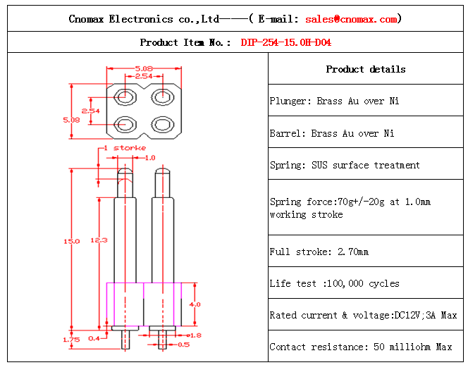 4pin connector