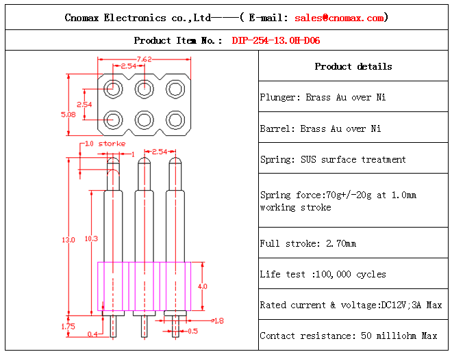 6pin connector