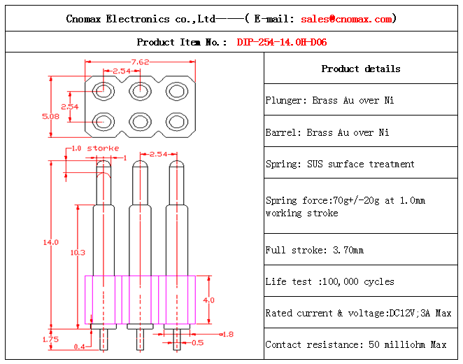 6pin connector