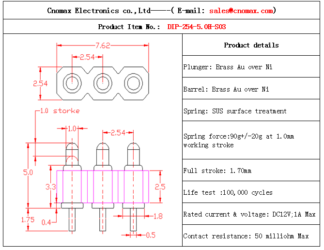 3pin connector