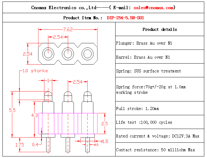 3pin connector