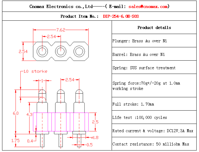 3pin connector