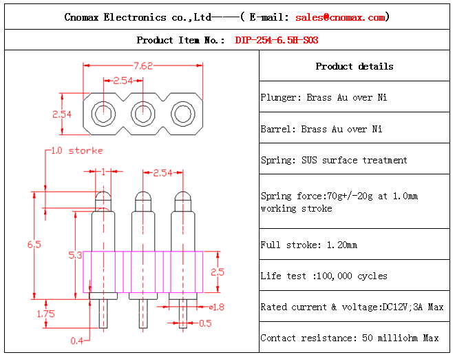 3pin connector