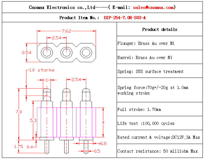 3pin connector