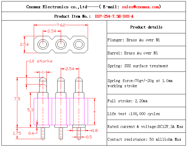 3pin connector