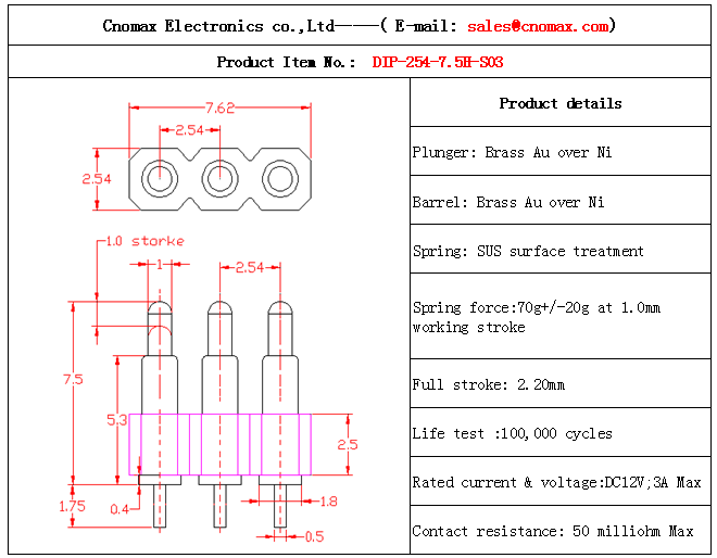 3pin connector