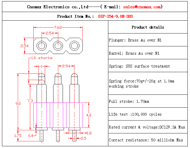 3pin connector