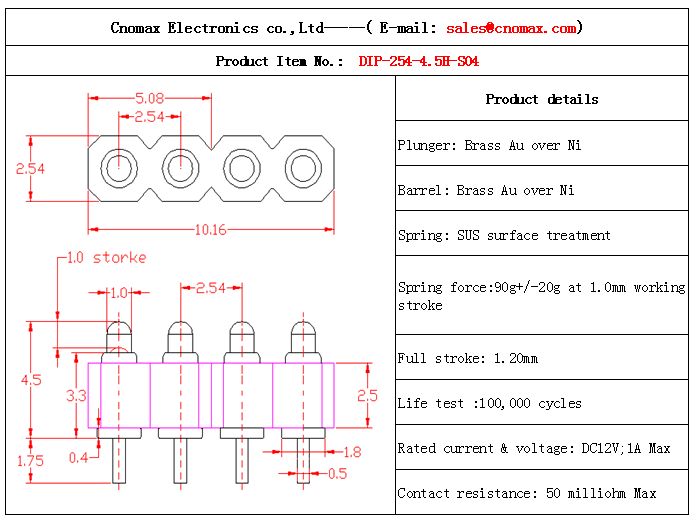 4pin connector