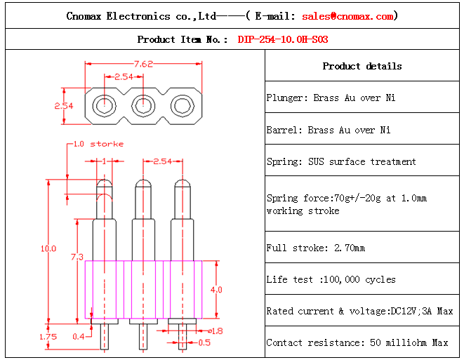 3pin connector