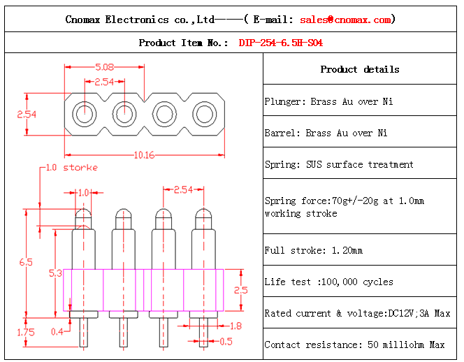 4pin connector