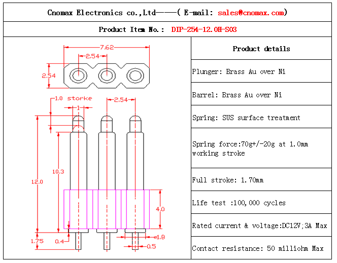 3pin connector