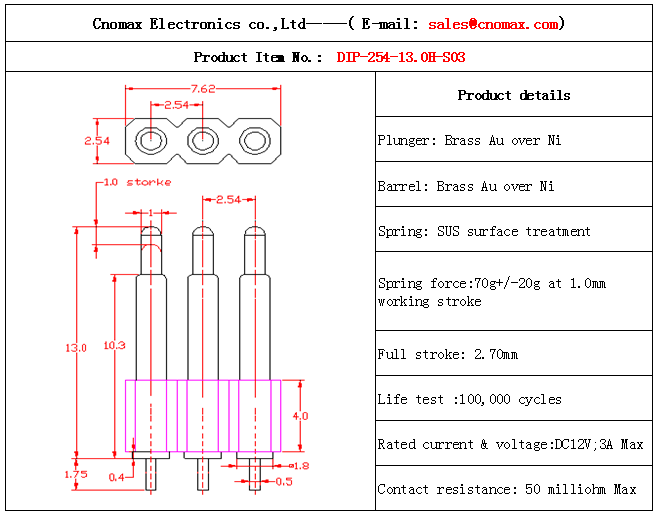 3pin connector