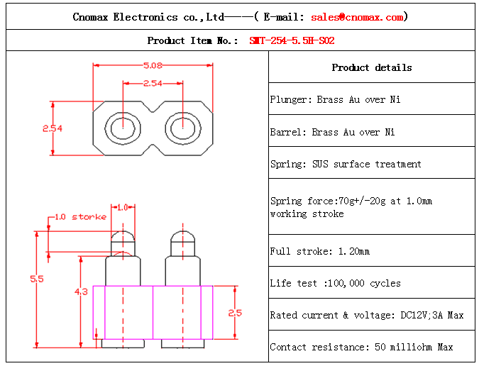 2pin connector