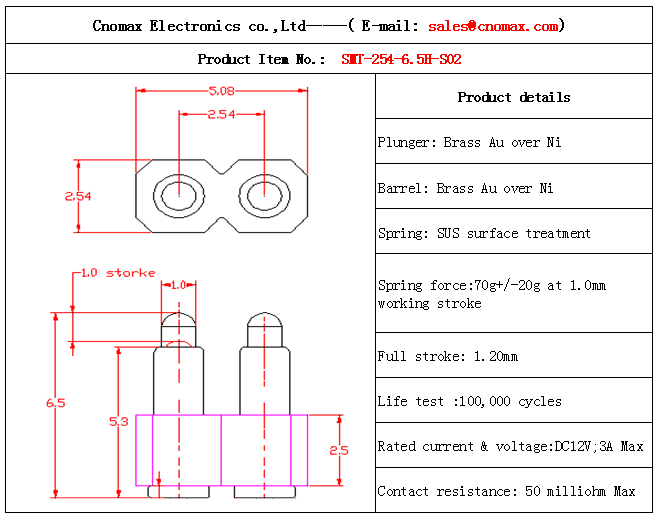 2pin connector