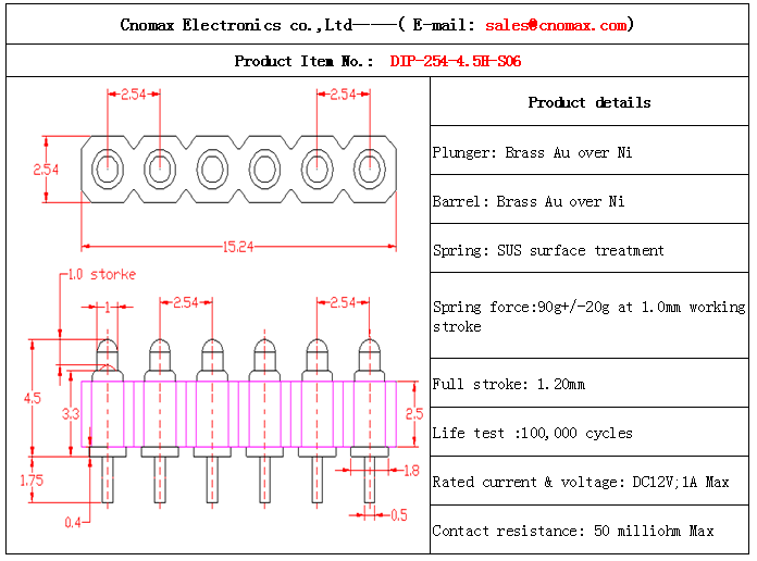 6pin connector