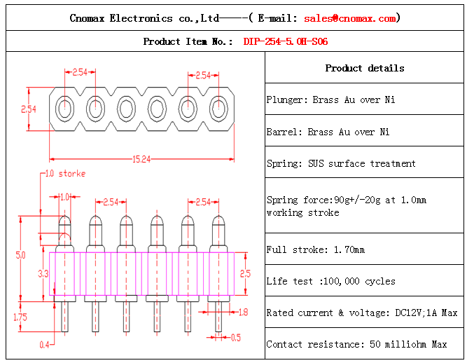 6pin connector