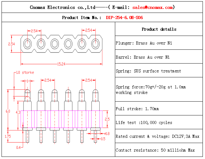 6pin connector