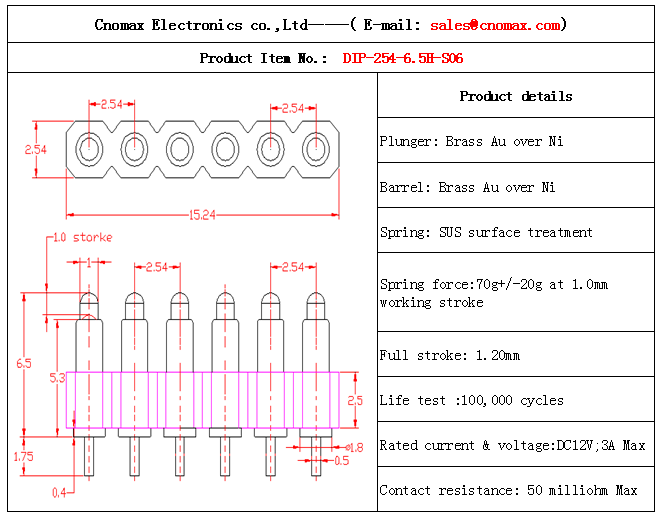 6pin connector