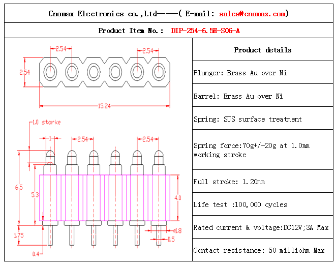 6pin connector