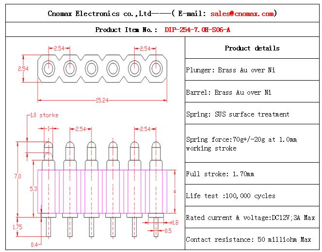 6pin connector