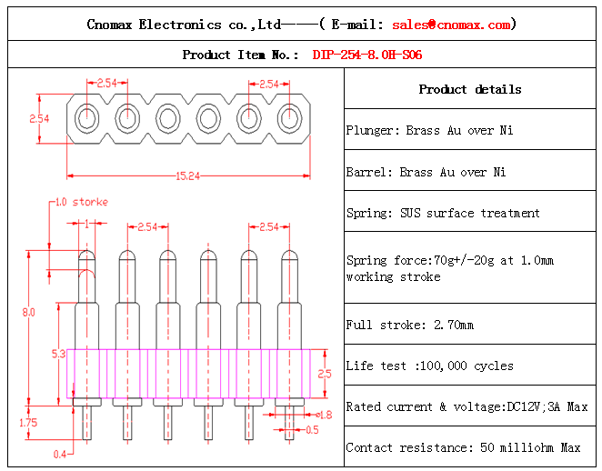 6pin connector