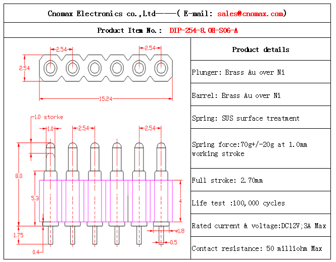 6pin connector