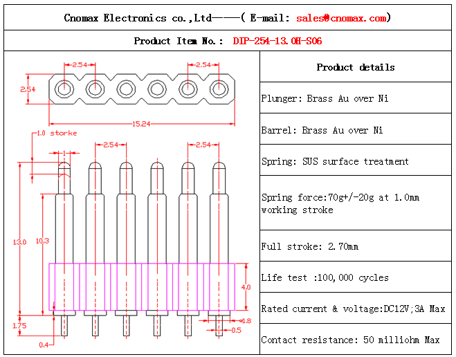 6pin connector