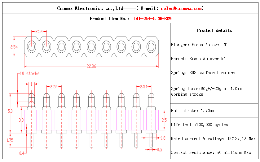 9pin connector