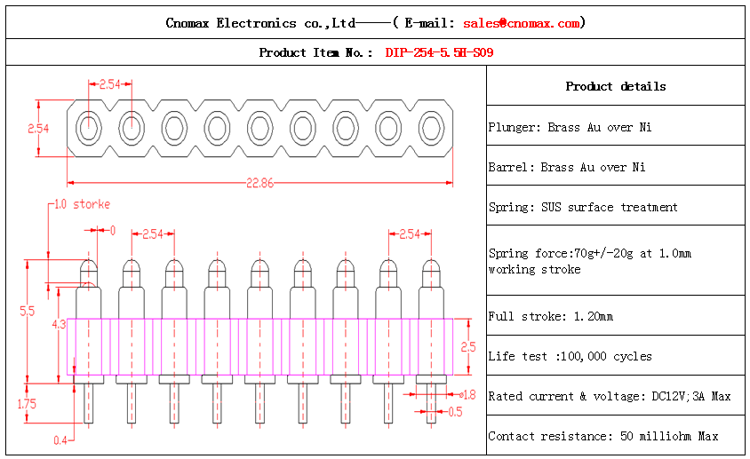 9pin connector