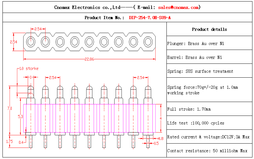 9pin connector