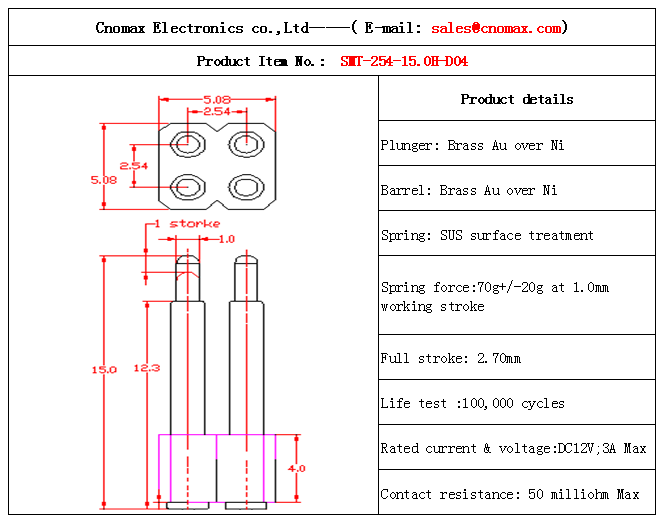 pogo pin connector wholesaler