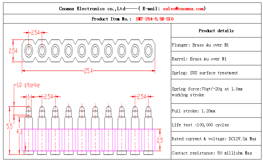 10pin connector