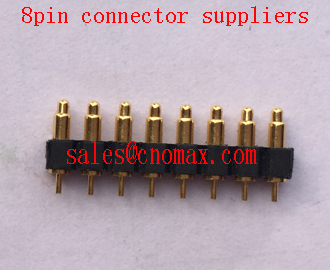 4.5mm high 8pin Mill-max pogo pin connector