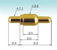 Double head spring loaded pin