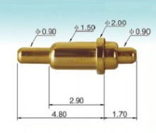 Double head spring loaded pin