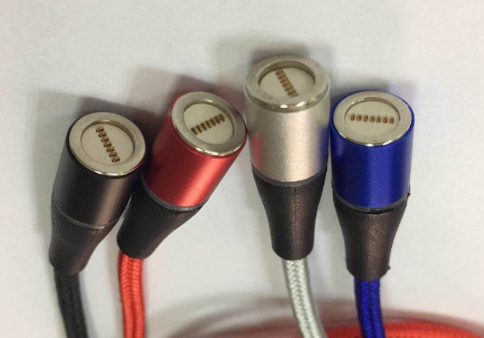 Magnetic connector with cable