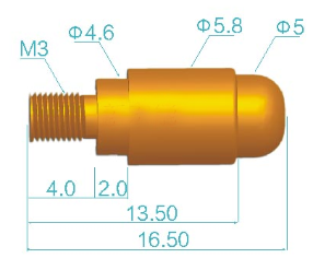 screw thread pogo pin