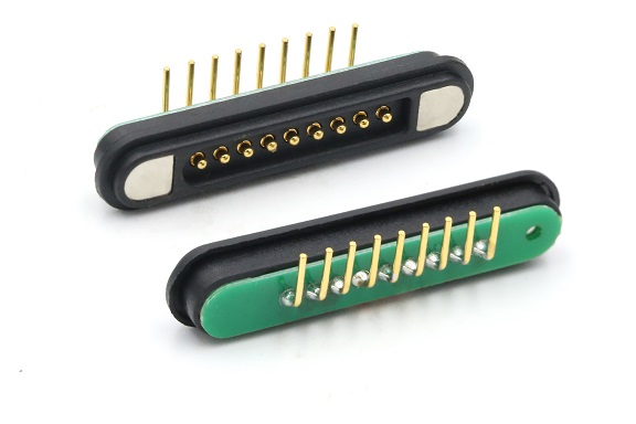 9pin Right Angle Magnetic Connector