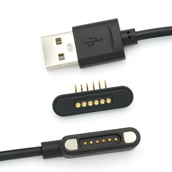 6pin USB Magnetic cable