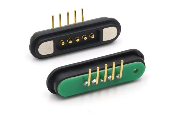 5pin Right Angle Magnetic Connector